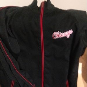 Mitchell & Ness NBA Chicago Bulls Windy City Hardwood Classics Jacket Mens XL